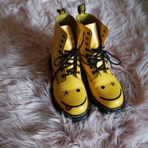 Acid Smiley Doc Martens
